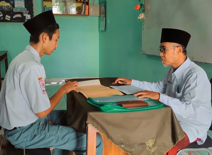 Ujian Praktek Salafiyah MA NU Ibtidaul Falah Tahun Ajaran 2025-2026