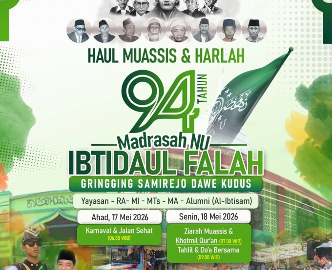Semarak Harlah ke-94: Yayasan Ibtidaul Falah Kudus Gelar Karnaval Meriah