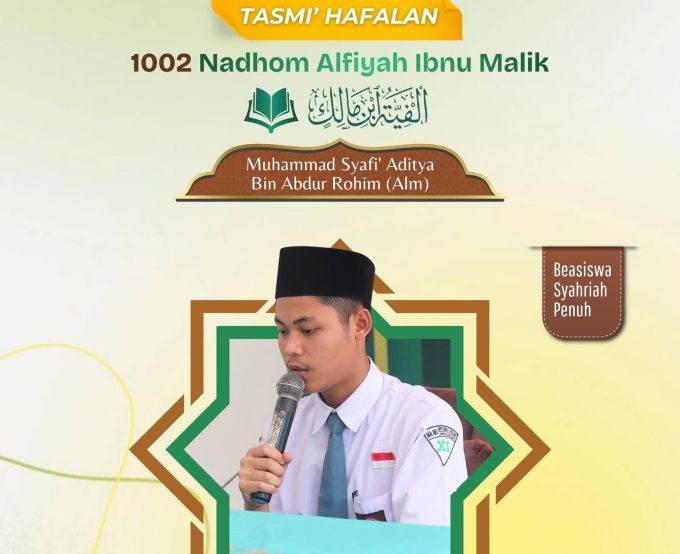 2 Murid MA NU Ibtidaul Falah Laksanakan Tasmi’ Hafalan Nadhom Alfiyah Ibnu Malik